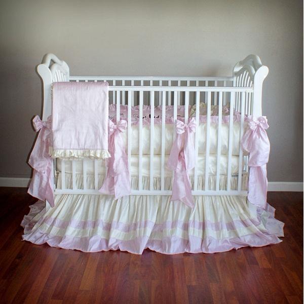 Satin crib bedding clearance sets