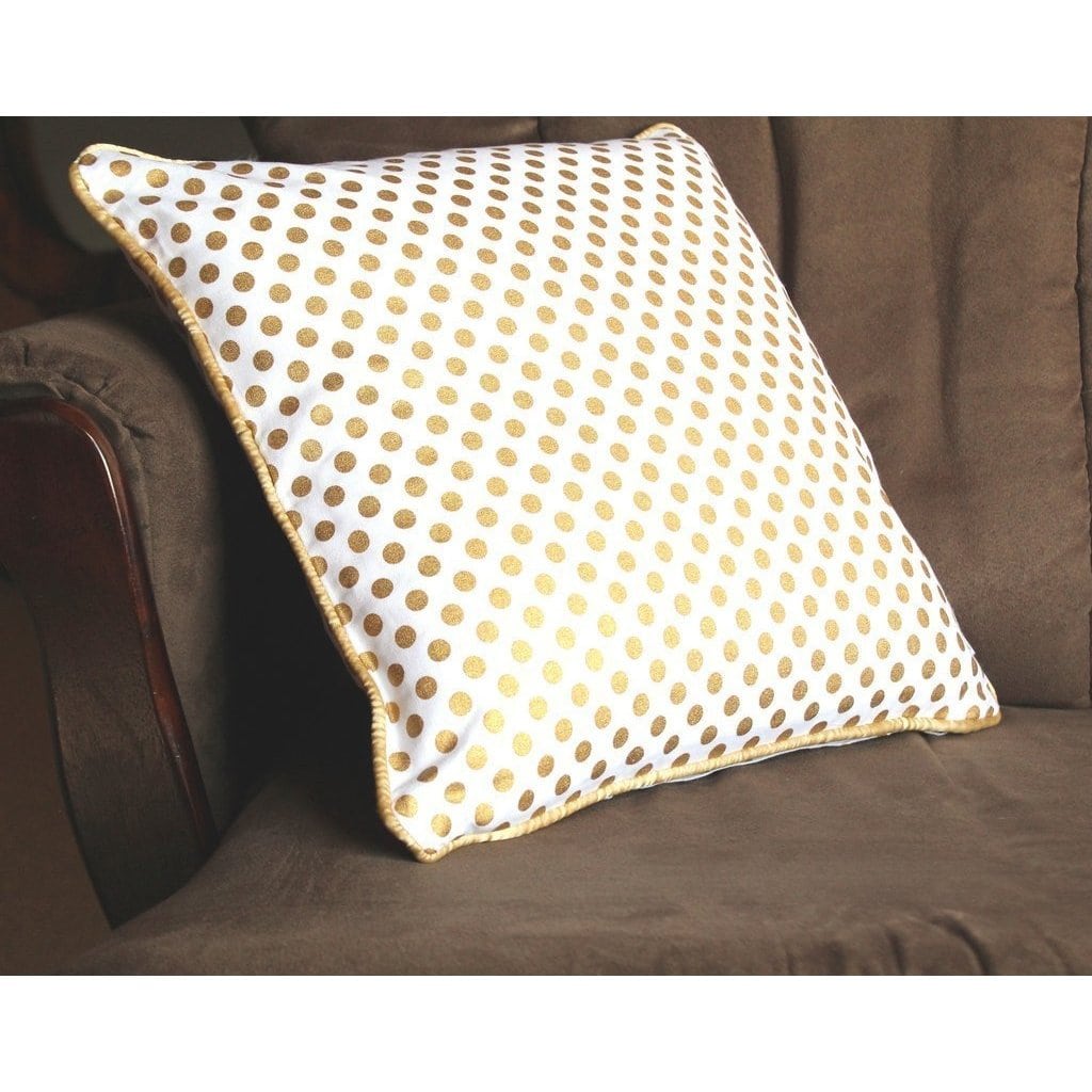 Gold polka dot crib bedding best sale