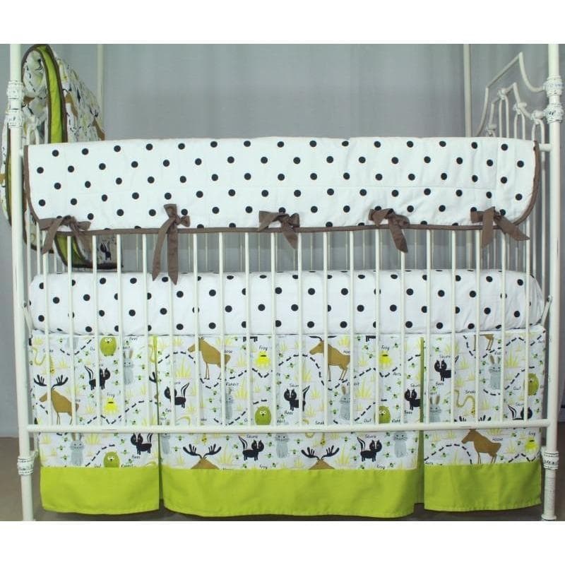 Animal print cot clearance sheets